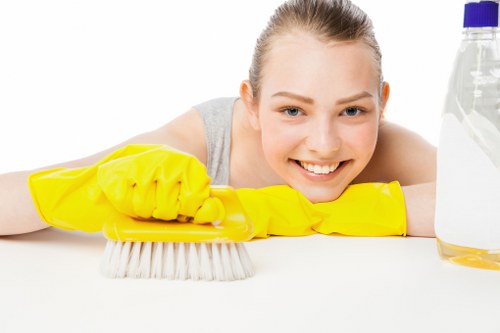 Tile and stone floor cleaning in a modern E16 property