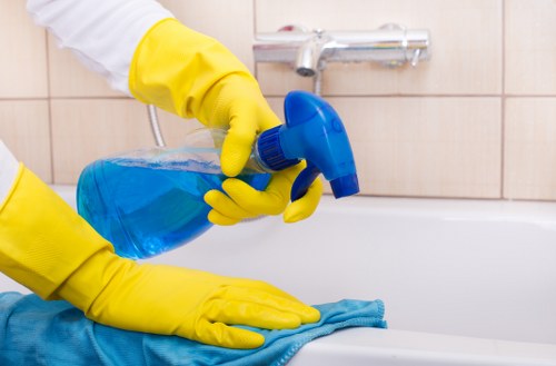 Regular home cleaning visit for a flat near the Royal Docks