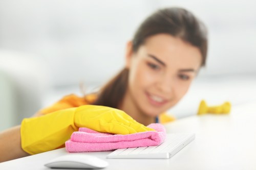 Commercial upholstery cleaning for office seating in the E16 area