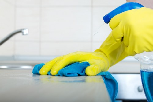 Deep carpet cleaning process for a worn hallway carpet